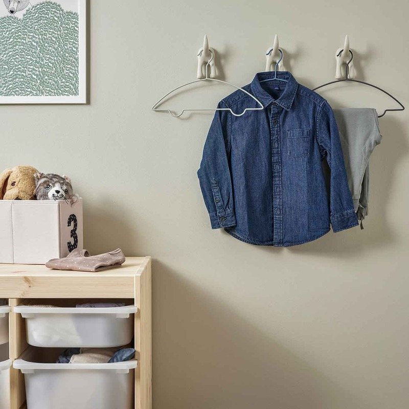 ست 3 عددی چوب لباسی کودک ایکیا مدل 10560604-IKEA BARNDROM